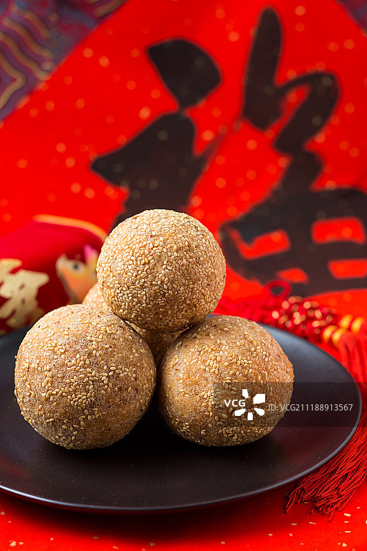 广东煎堆油角图片素材