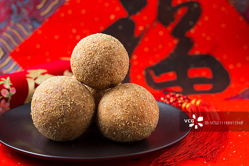 广东煎堆油角图片素材