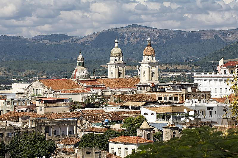 古巴圣地亚哥大教堂图片素材