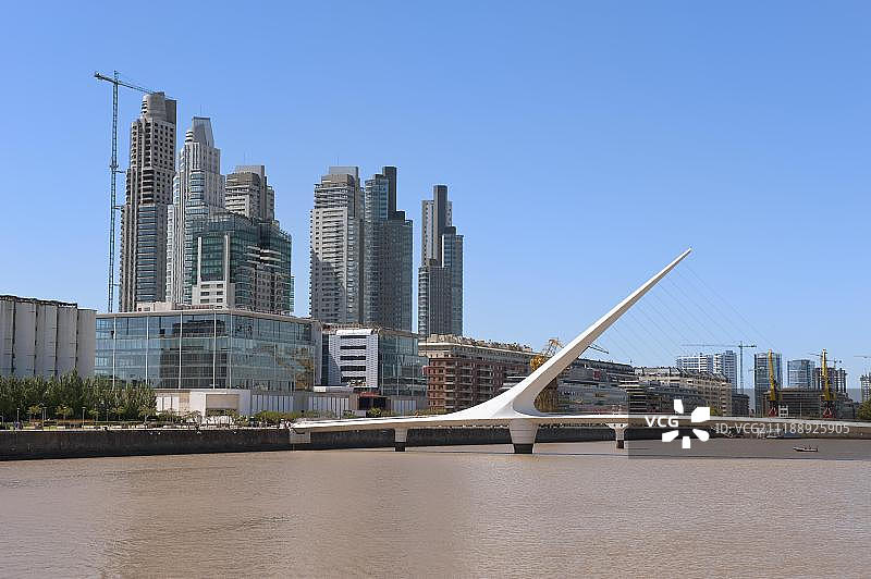 阿根廷布宜诺斯艾利斯女人桥图片素材