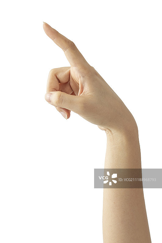 作触控手势的手图片素材