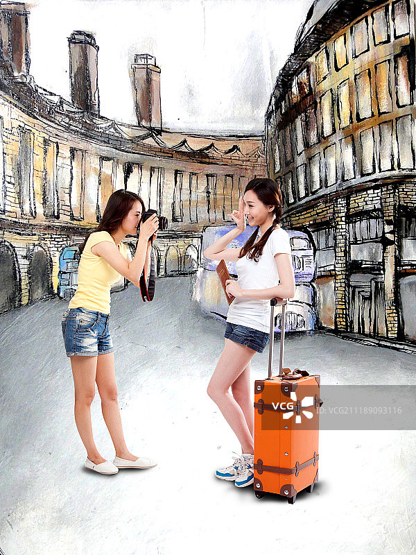 激动人心的旅行图片素材