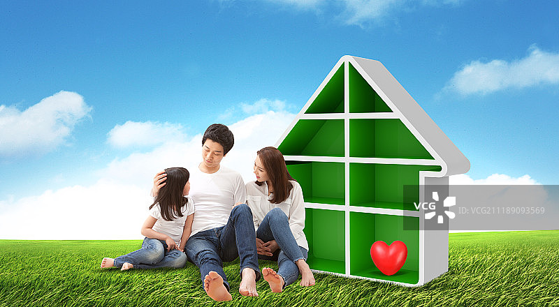 爱心小屋图片素材