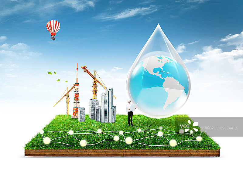 思考自然的建筑工人图片素材