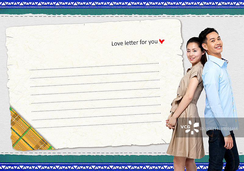 情书，情侣图片素材