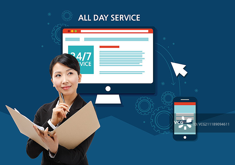 智能服务图片素材