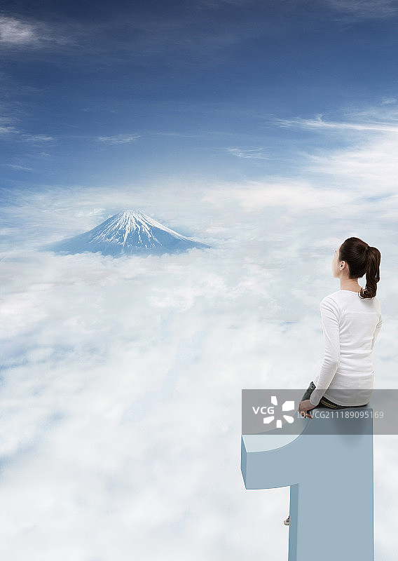 日本顶峰，富士山图片素材
