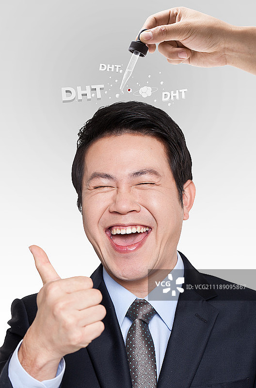 预防脱发图片素材