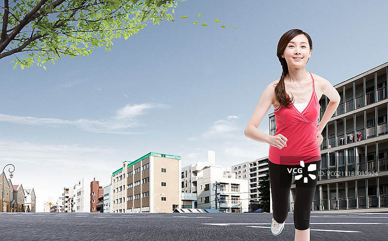 慢跑图片素材