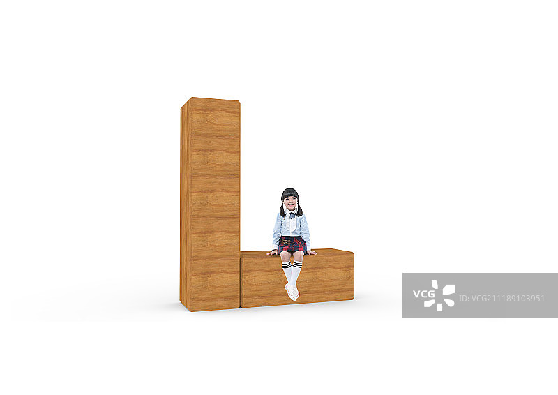 儿童韩语字母学习图片素材