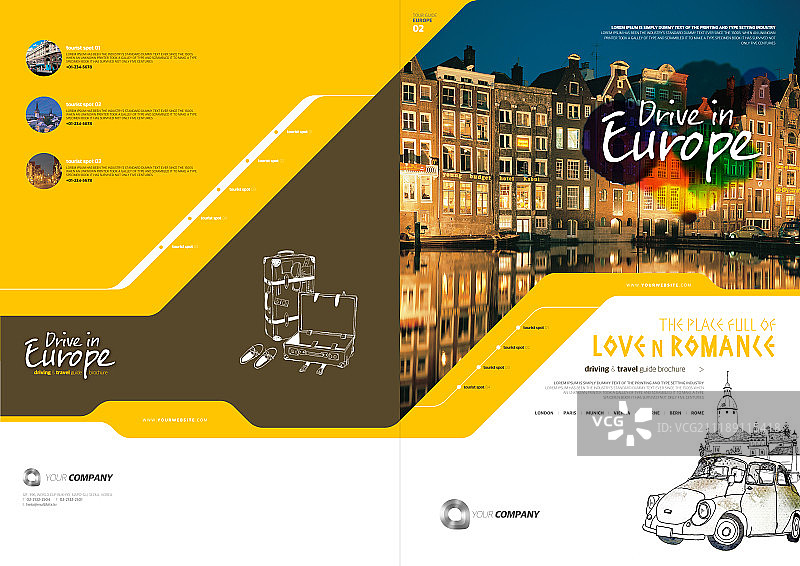 旅游主题设计图片素材