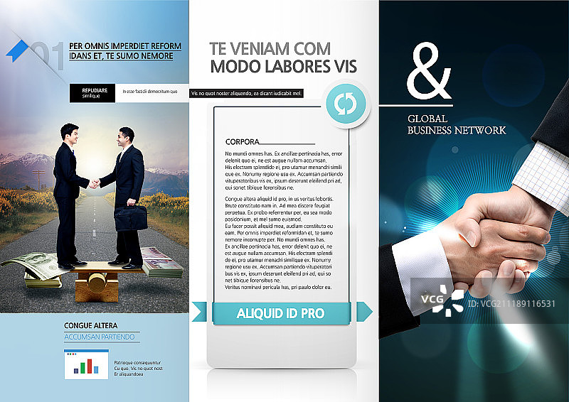 商务宣传册图片素材