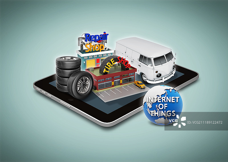 物联网在生活方式中的应用图片素材