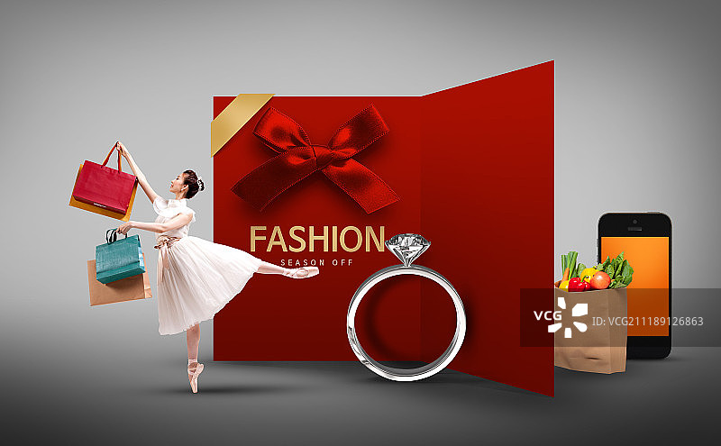 购物促销活动图片素材