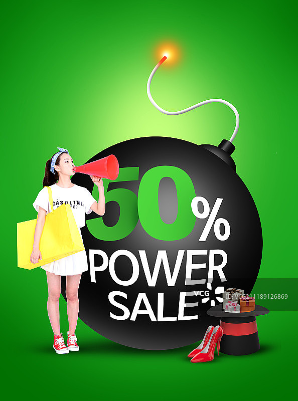 购物促销活动图片素材