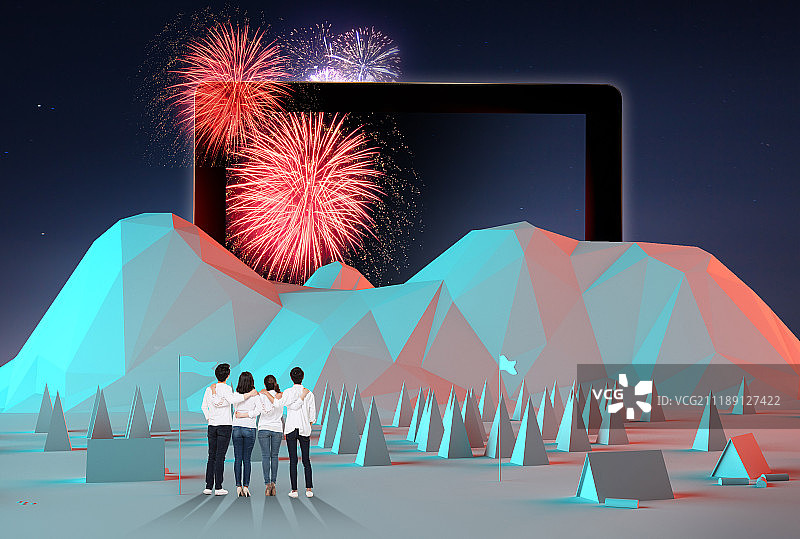 生活中的智能显示图片素材