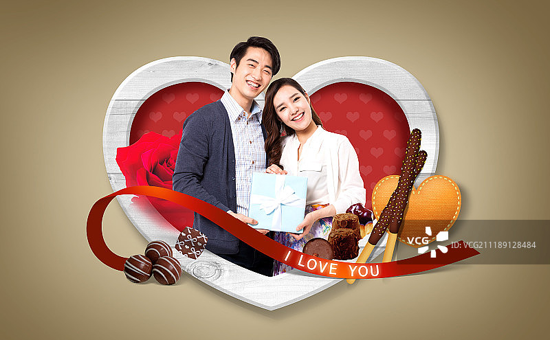 浪漫求爱图片素材