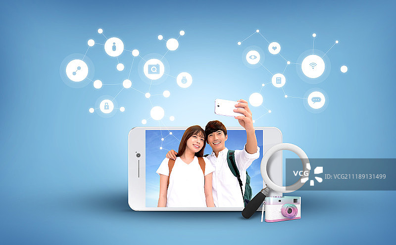 生活方式，网络，社交媒体图片素材