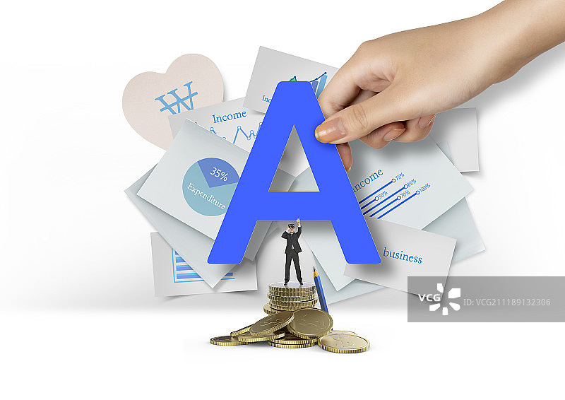 商务图标和便签图片素材