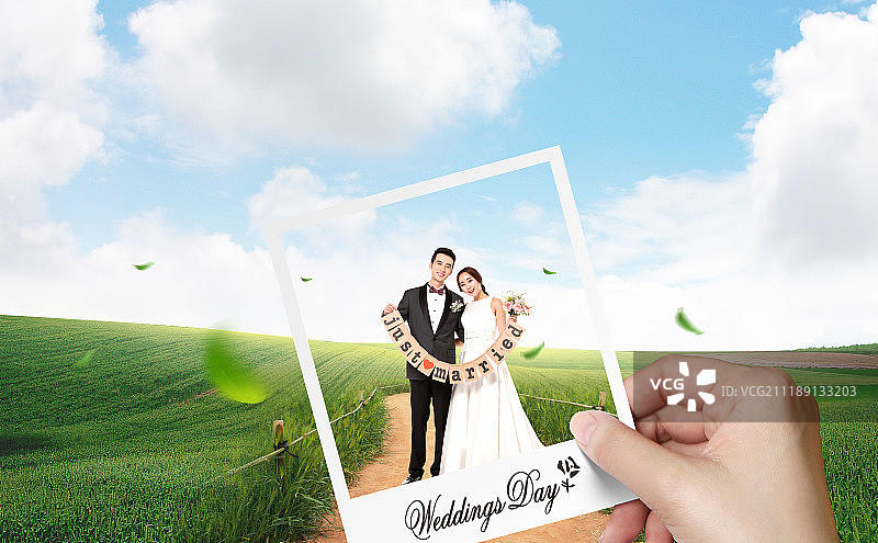 情侣婚纱照拍摄图片素材