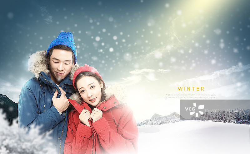 冬季旅行休闲自然风光图片素材