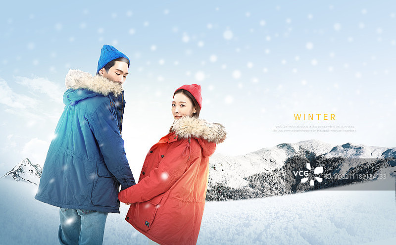 冬季旅行休闲自然风光图片素材