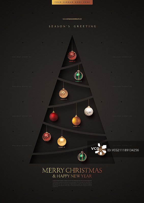 圣诞树庆祝活动图片素材