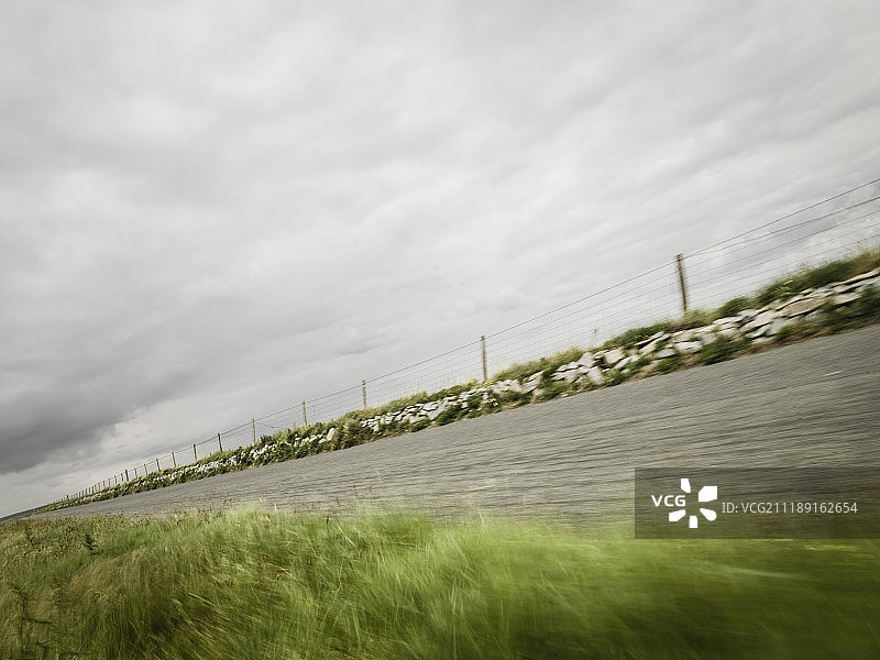 英国乡村单车道背景板图片素材