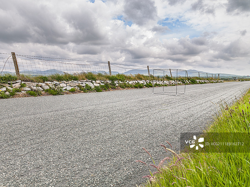 英国乡村单车道背景板图片素材