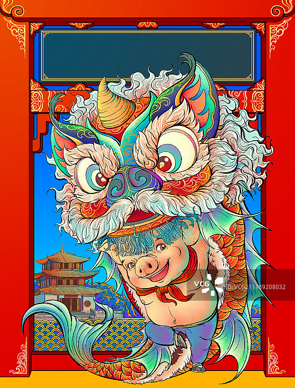 猪年吉祥图片素材