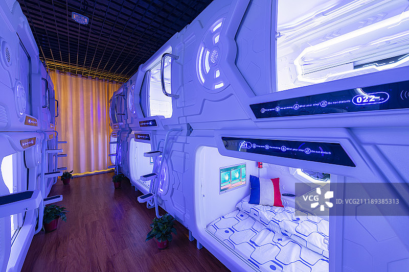 胶囊旅馆图片素材