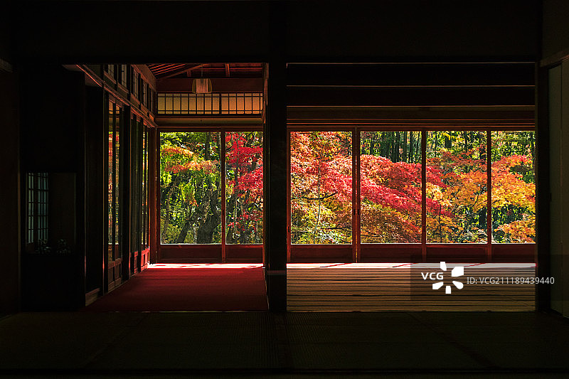 京都南禅寺窗景图片素材