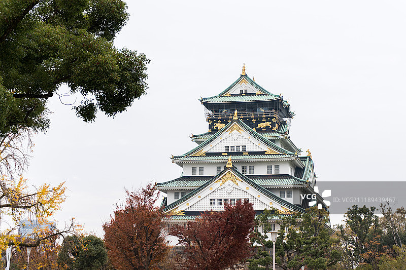 大阪城天守阁图片素材
