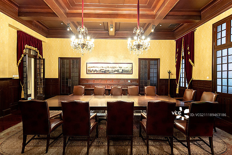 上海科学会堂会议室图片素材