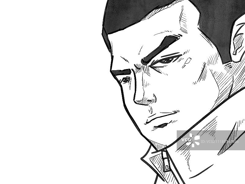 漫画头像插图图片素材