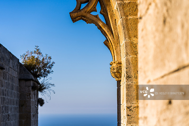 塞浦路斯贝拉佩斯修道院遗址图片素材