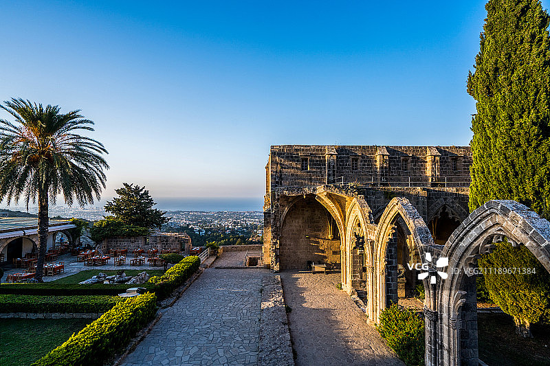 塞浦路斯贝拉佩斯修道院遗址图片素材