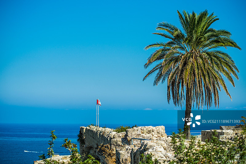 塞浦路斯凯里尼亚城堡图片素材