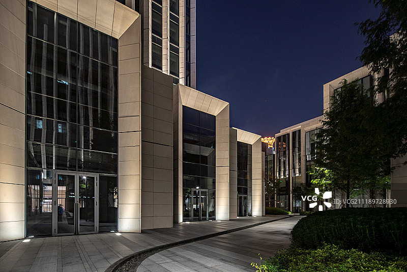 外滩soho夜景图片素材