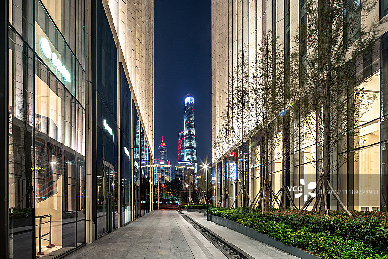 外滩soho夜景图片素材