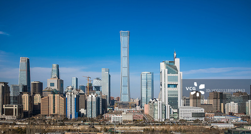 北京CBD风光图片素材