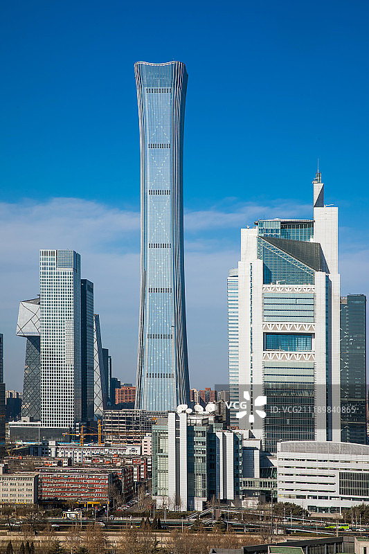 北京CBD风光图片素材