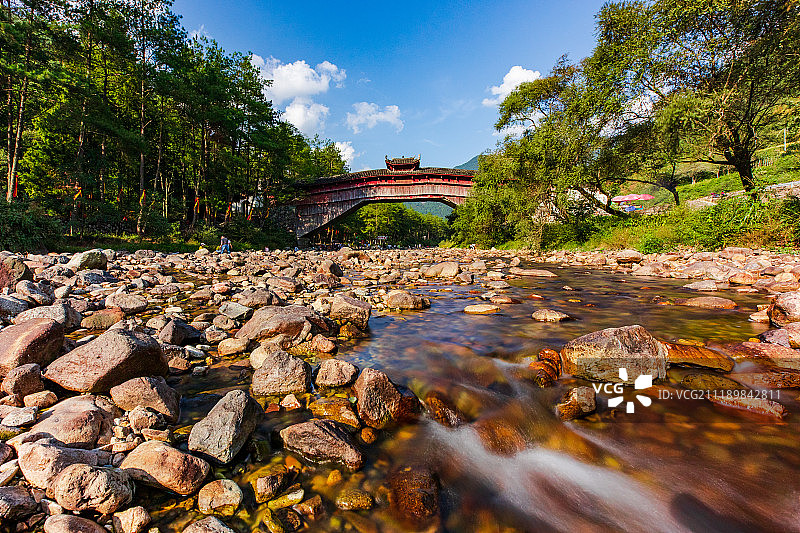 丽水兰溪廊桥图片素材
