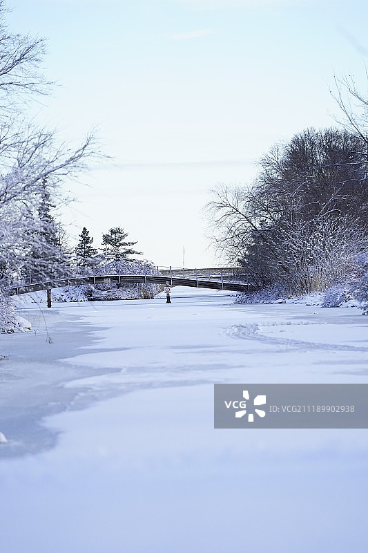 方德 du Lac 冬日仙境图片素材