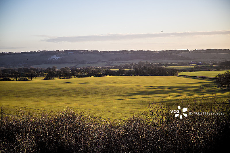 邓斯特布尔丘陵风光图片素材