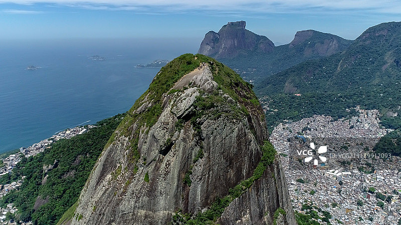 两兄弟山峰图片素材