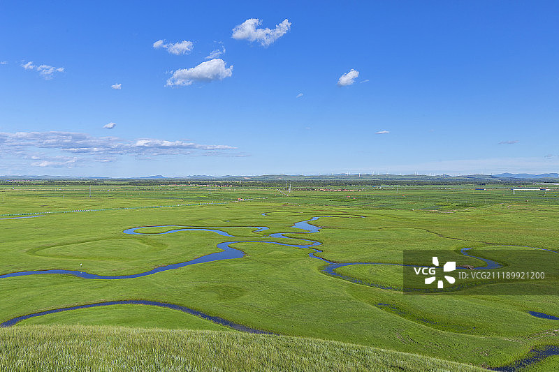 河北张家口坝上草原滦河神韵图片素材