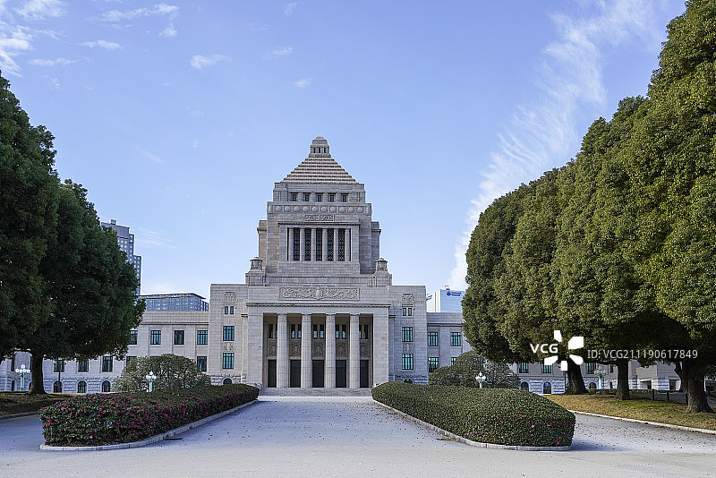 日本东京众议院图片素材