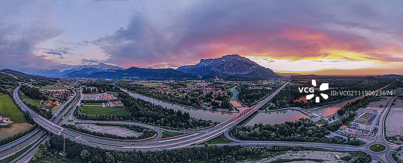 奥地利城市公路风光图片素材