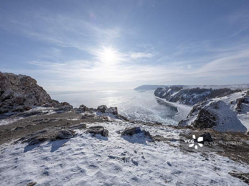 贝加尔湖风光图片素材